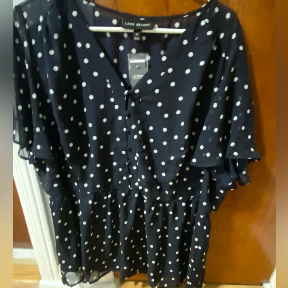 NWT Lane Bryant short sleeve blouse